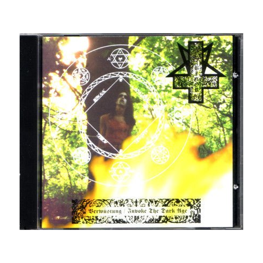 Abigor - Verwustung / Invoke the Dark Age - Fire Vinyl - LEVITATION