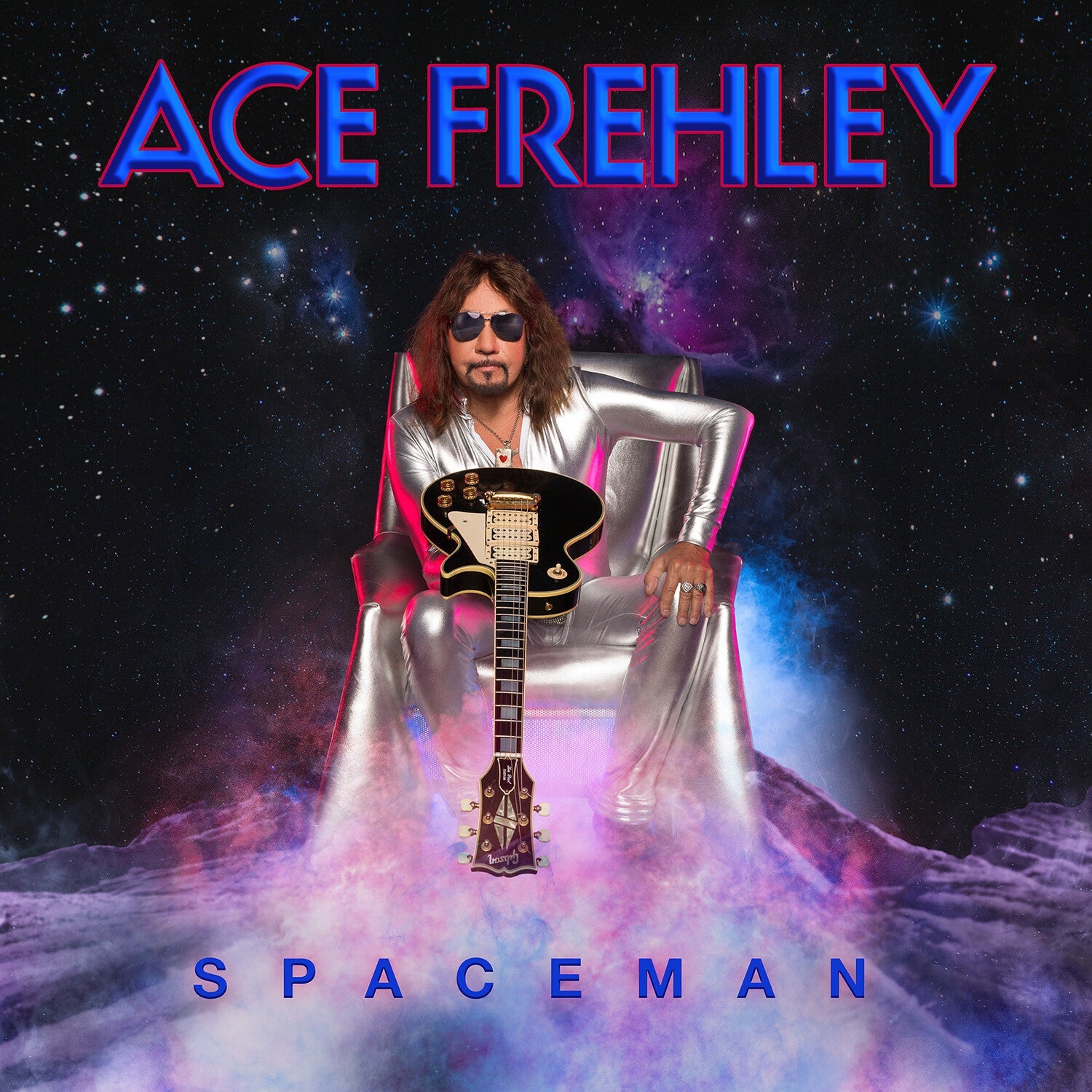 Ace Frehley - Spaceman - Clear & Grape 2xLP (Clear Vinyl) - LEVITATION