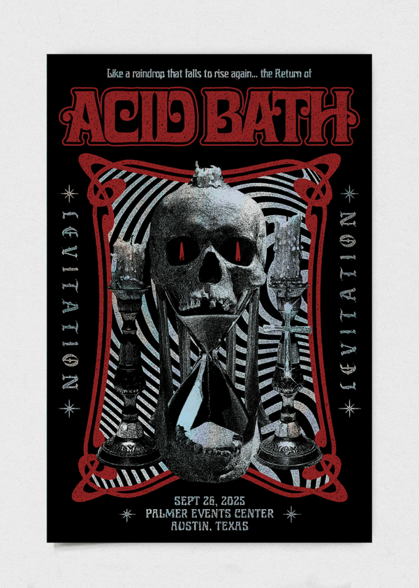 Acid Bath Poster by Branca Studio - LEVITATION