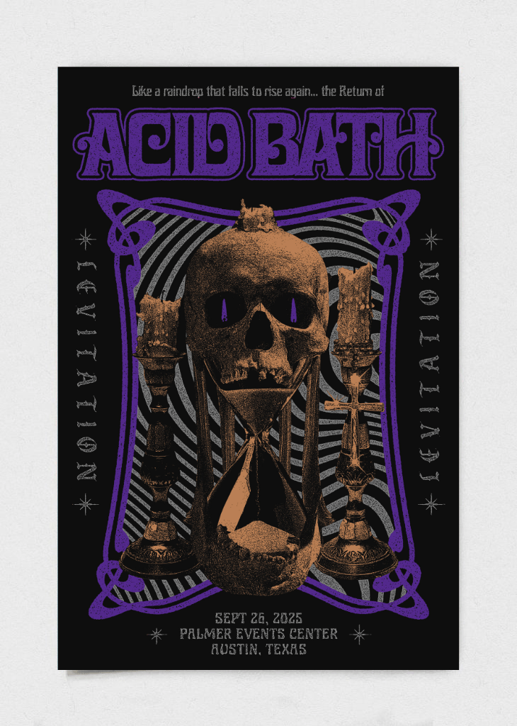 Acid Bath Poster by Branca Studio - LEVITATION