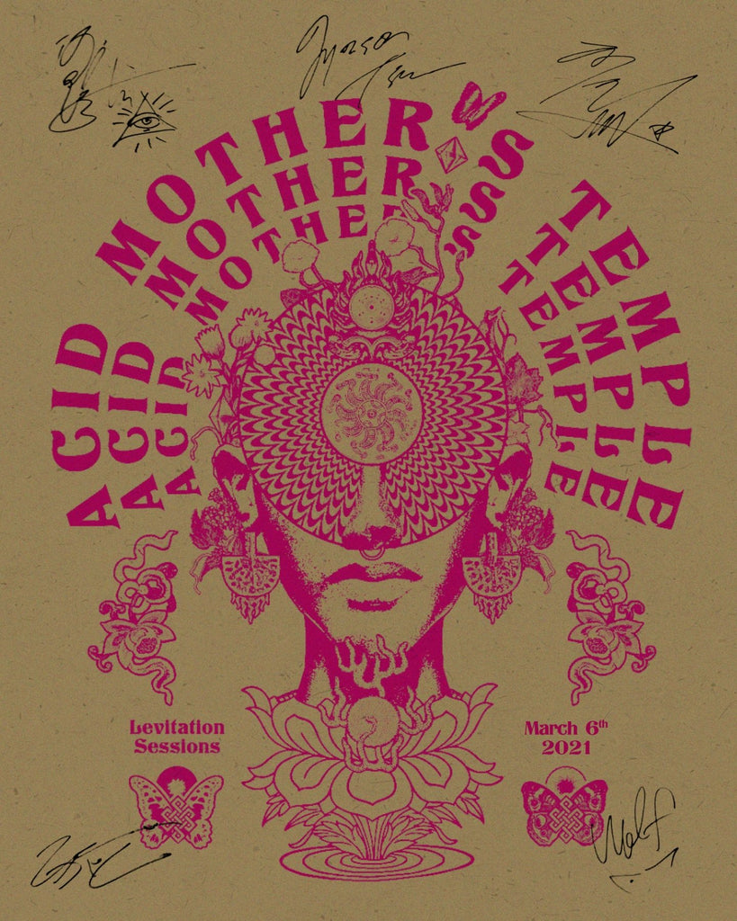 Acid Mothers Temple - SIGNED POSTER - LEVITATION