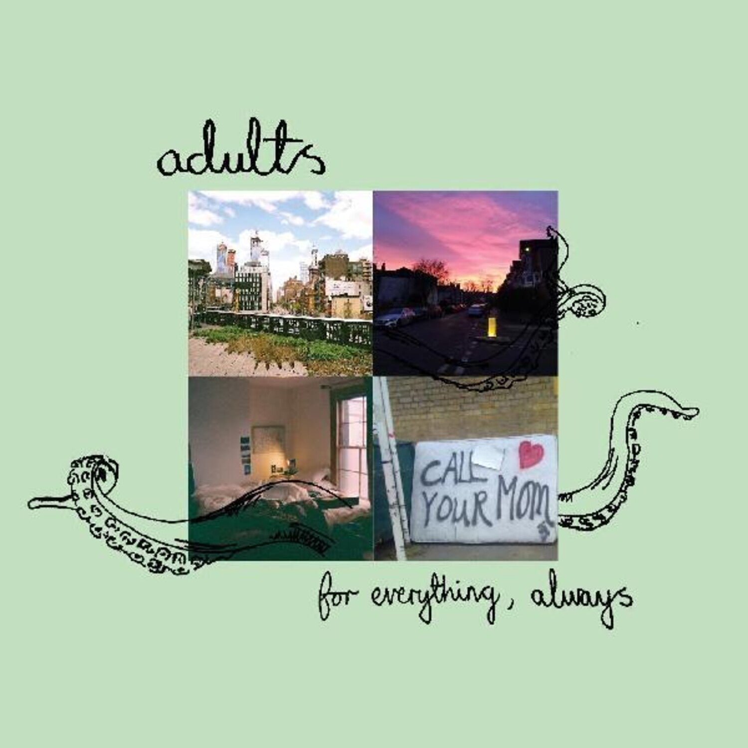 Adults - For Everything Always (Pink Vinyl) - LEVITATION
