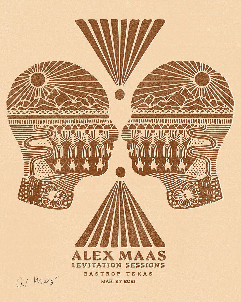 Alex Maas - SIGNED POSTER - LEVITATION