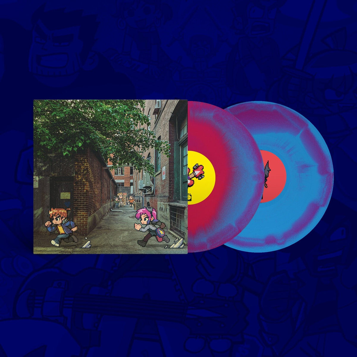 Anamanaguchi - Scott Pilgrim Ex (Original Soundtrack) - Pink/Blue 2xLP (Pink Blue Vinyl) - LEVITATION