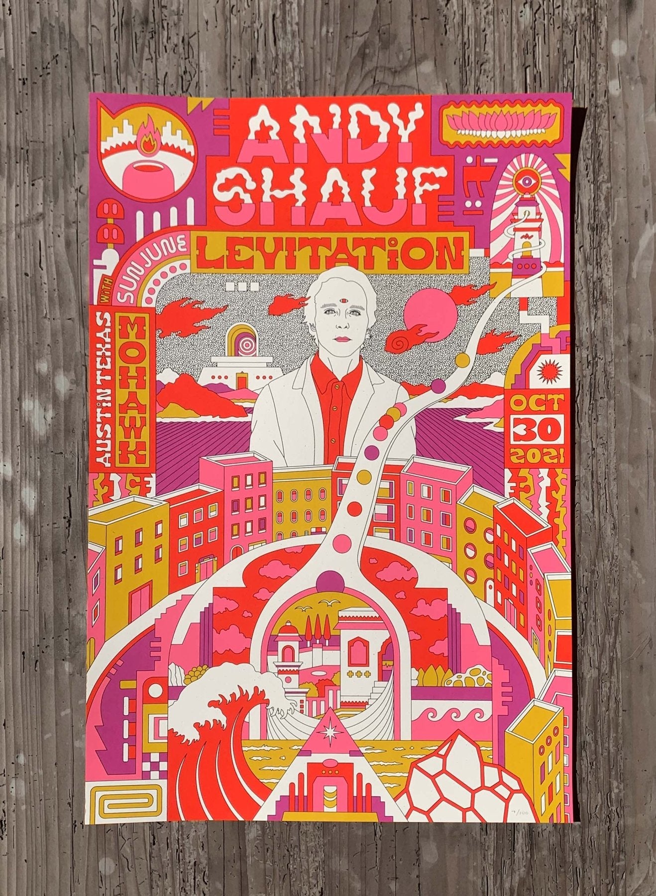 Andy Shauf Poster by ARDNEKS | LEVITATION