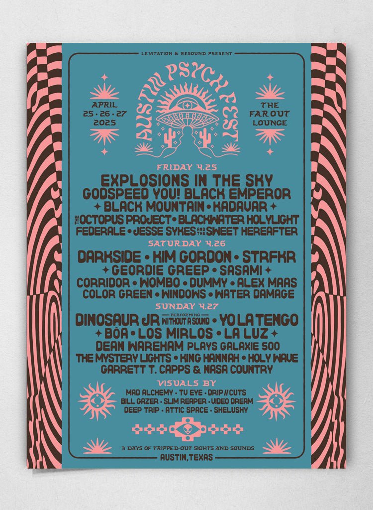 APF '25 Commemorative Poster by Sun Keep - LEVITATION