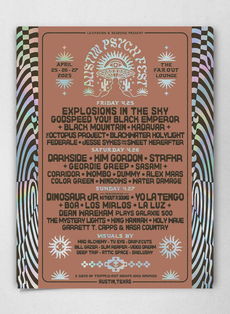 APF '25 Commemorative Poster by Sun Keep - LEVITATION