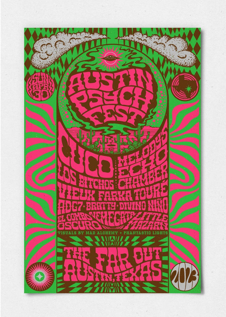 APF SUNDAY 2023 Poster by Fez Moreno - LEVITATION