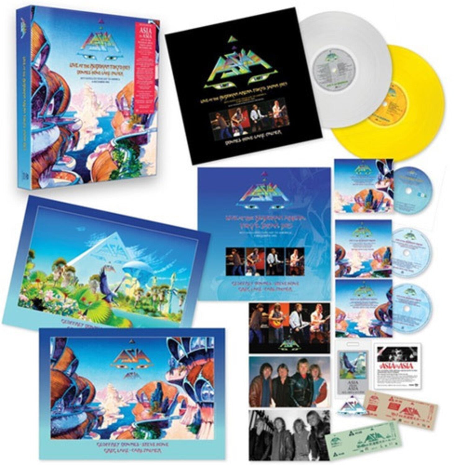 Asia In Asia - Live at the Budokan Tokyo 1983 5xLP - LEVITATION