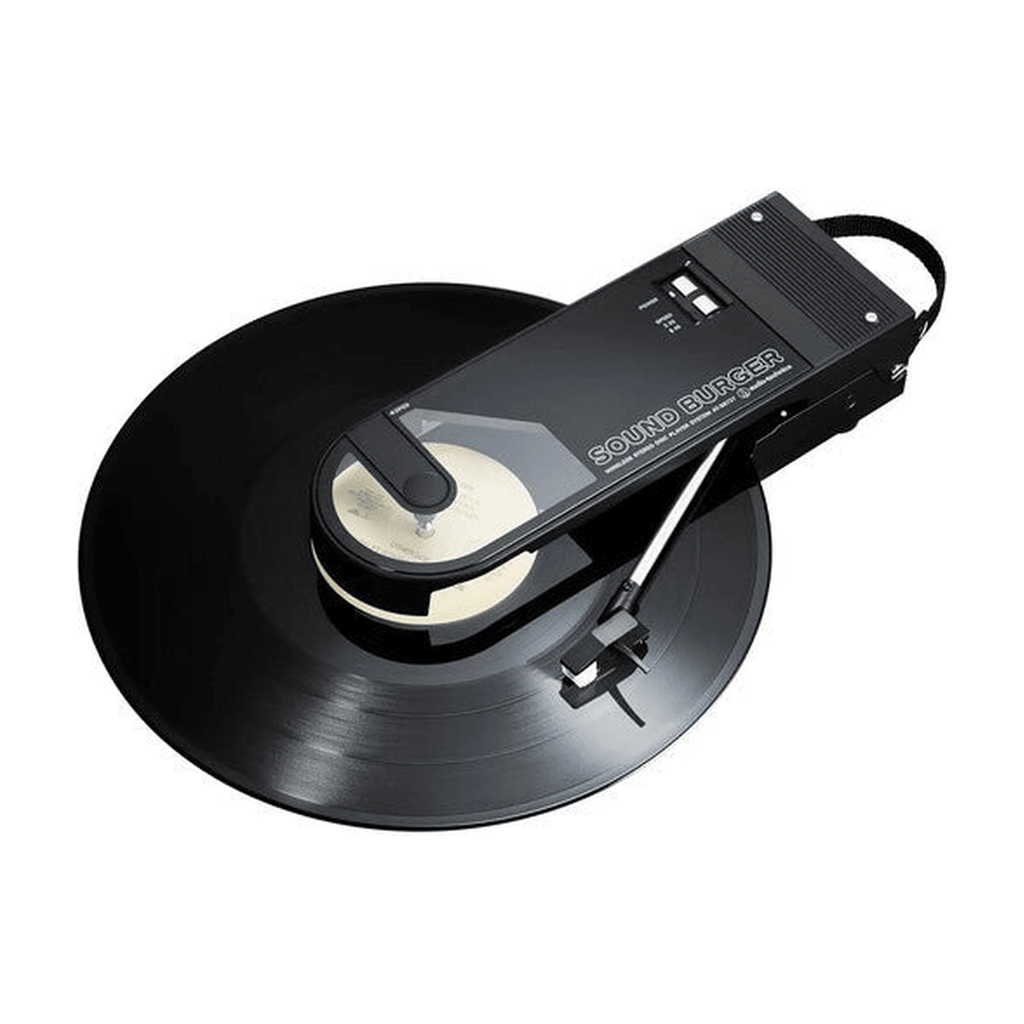Audio - Technica AT - SB727 Sound Burger Turntable Portable w/ Bluetooth - Black - LEVITATION