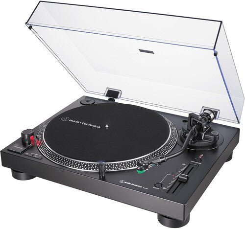 Audio - Technica ATLP120XUSBBK Turntable USB Direct Drive - Black - LEVITATION