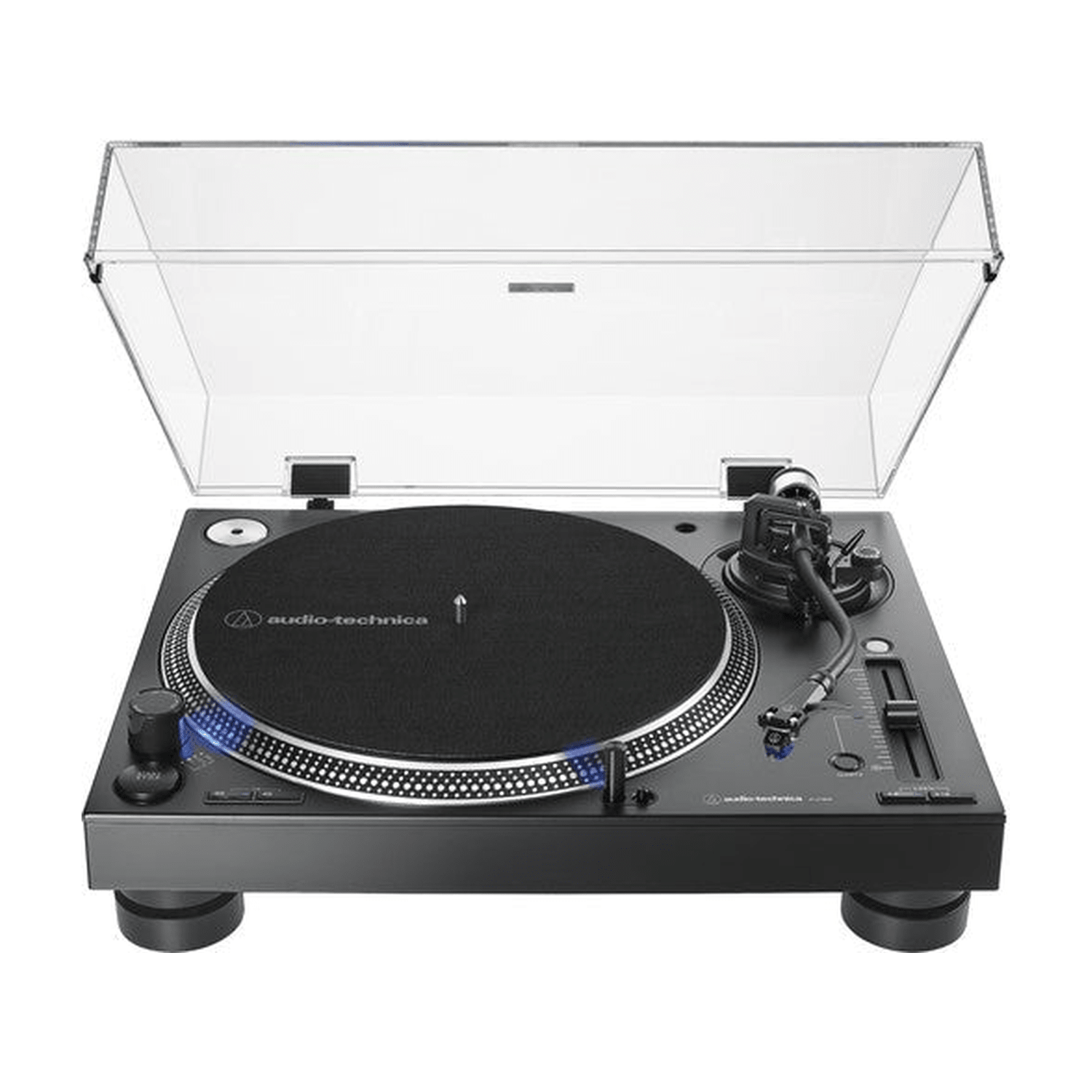 Audio - Technica ATLP140XPBK Pro DJ Turntable USB - Black - LEVITATION