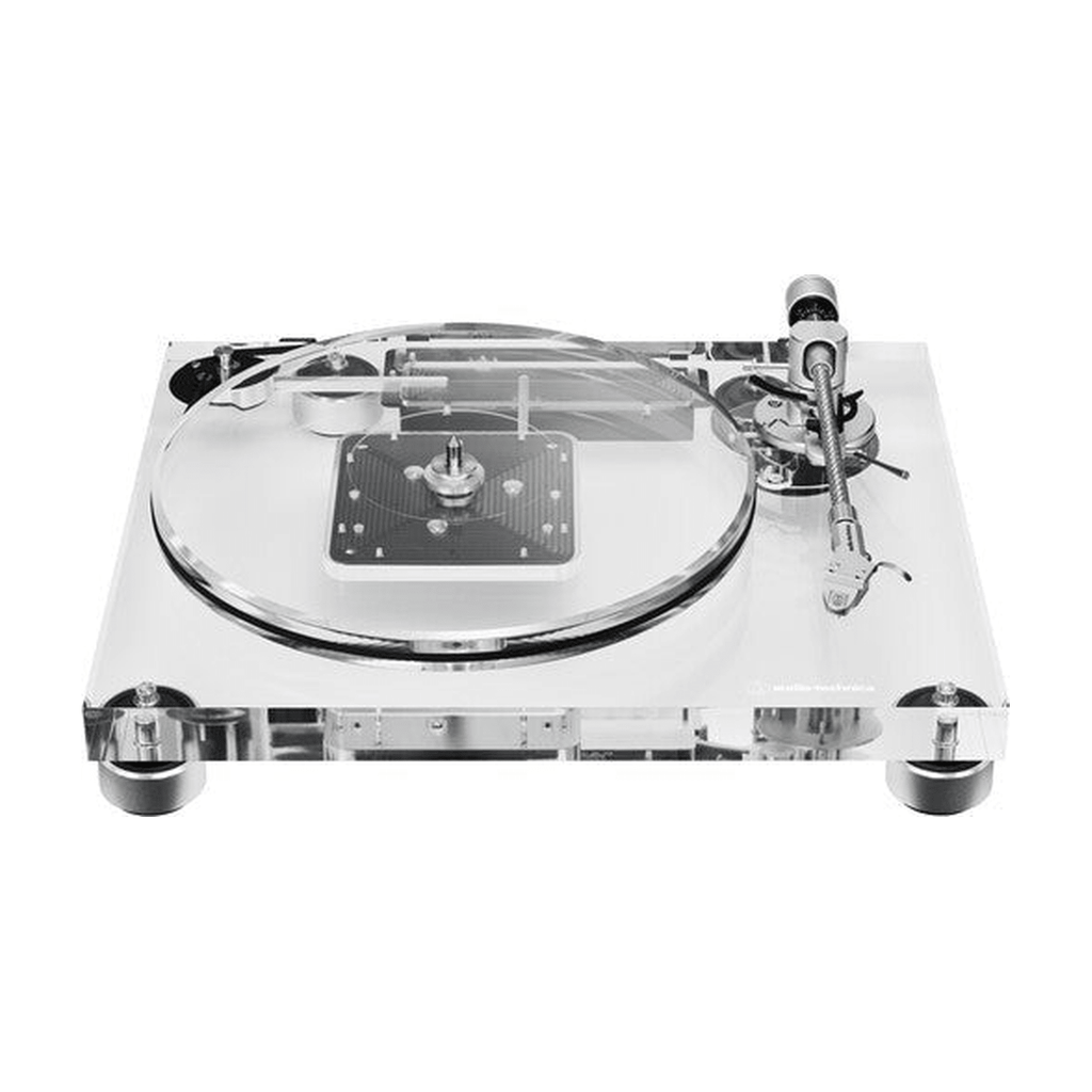 Audio - Technica ATLPA2 Acrylic Manual Turntable - Clear - LEVITATION