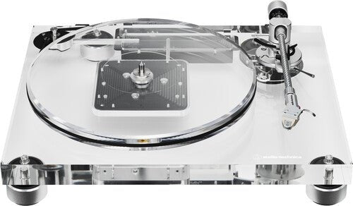 Audio - Technica ATLPA2 Acrylic Manual Turntable - Clear - LEVITATION