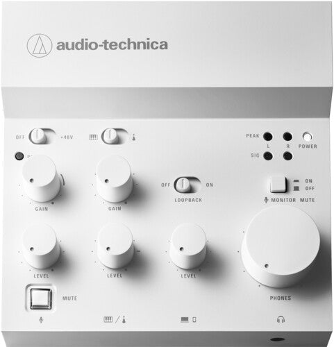 Audio - Technica ATUMX3WH Streaming USB Audio Mixer - White - LEVITATION