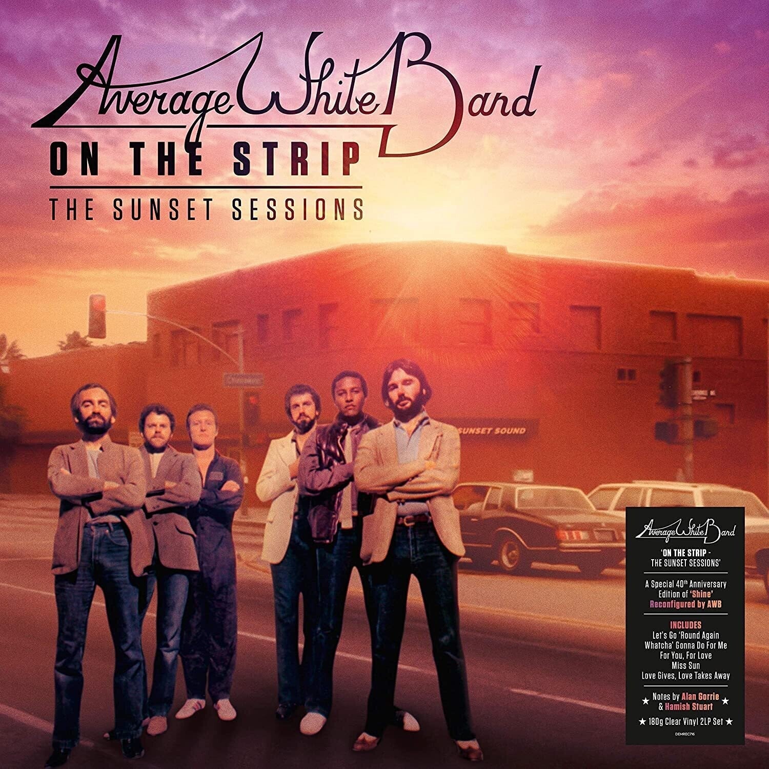 Average White Band - On the Strip: the Sunset Sessions 2xLP (Clear Vinyl) - LEVITATION