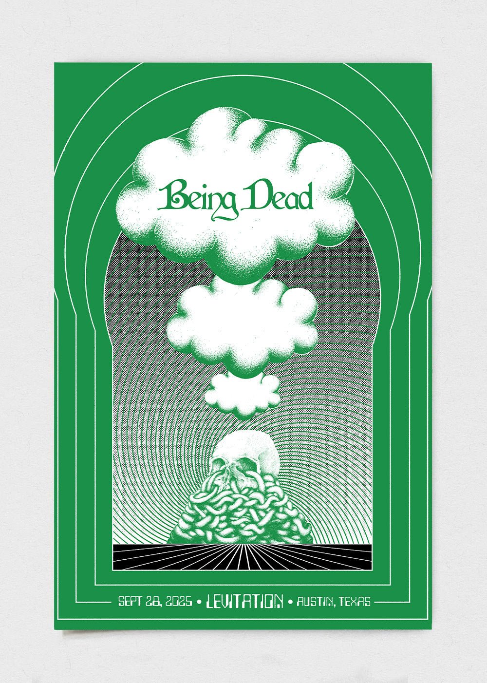 Being Dead Poster by Callum Rooney - LEVITATION