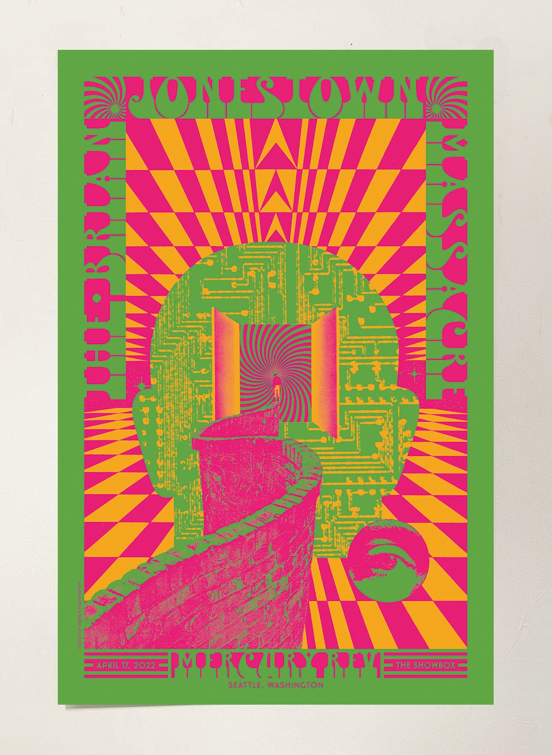 BJM - April 17 poster by Andrew McGranahan - LEVITATION