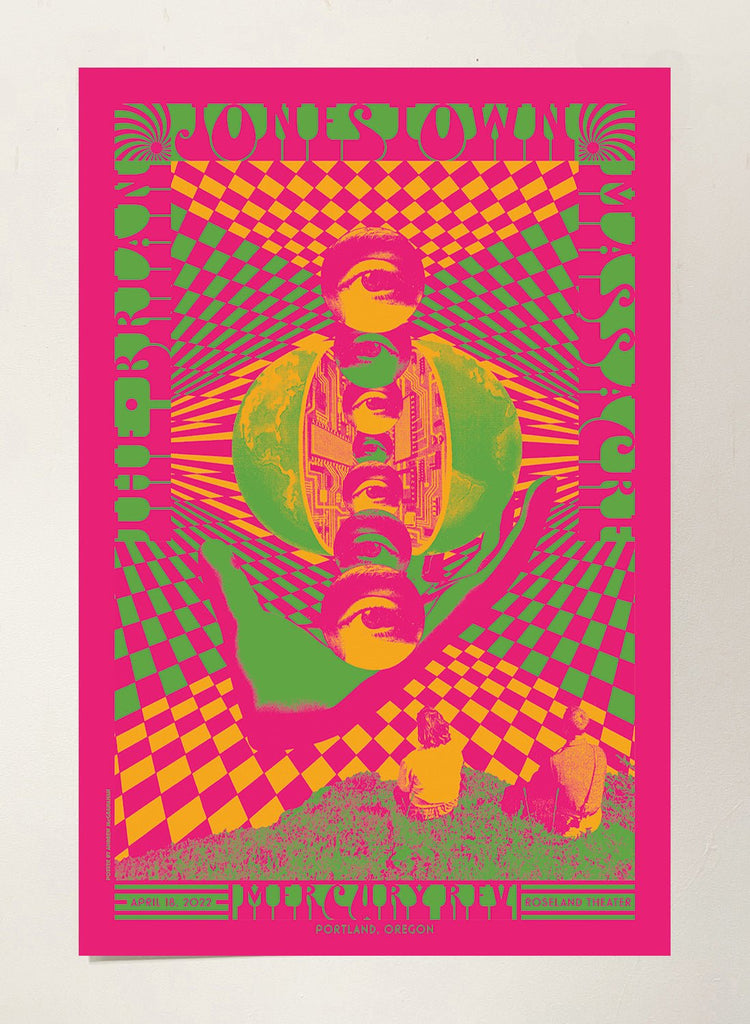 BJM - April 18 poster by Andrew McGranahan - LEVITATION