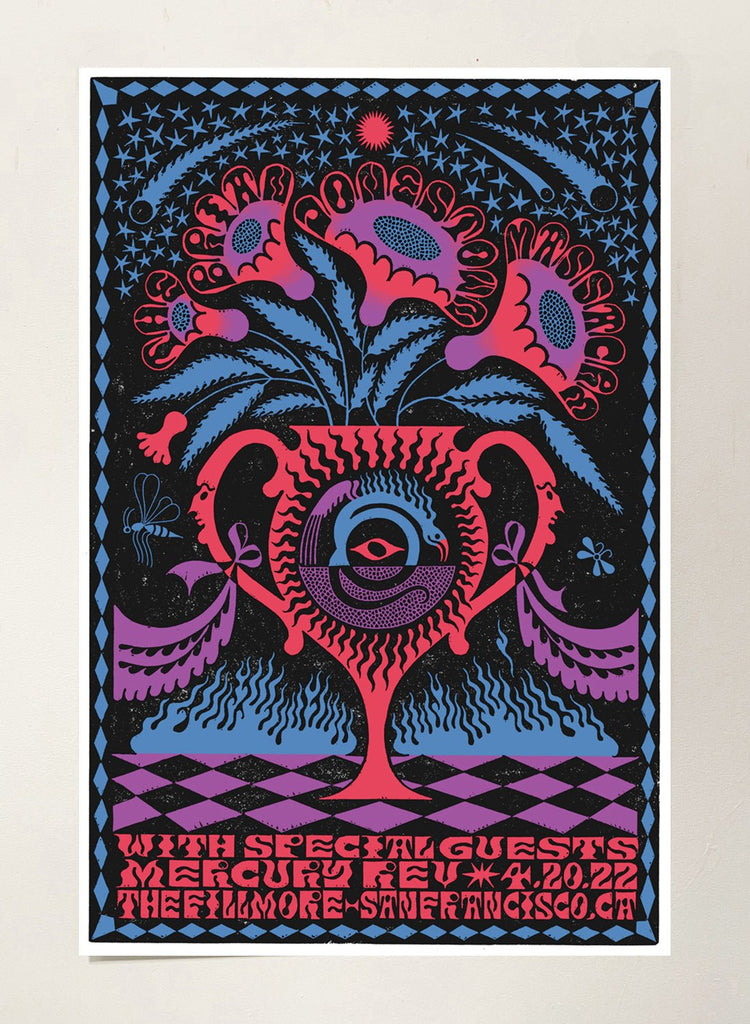 BJM - April 20 poster by Sophy Hollington - LEVITATION