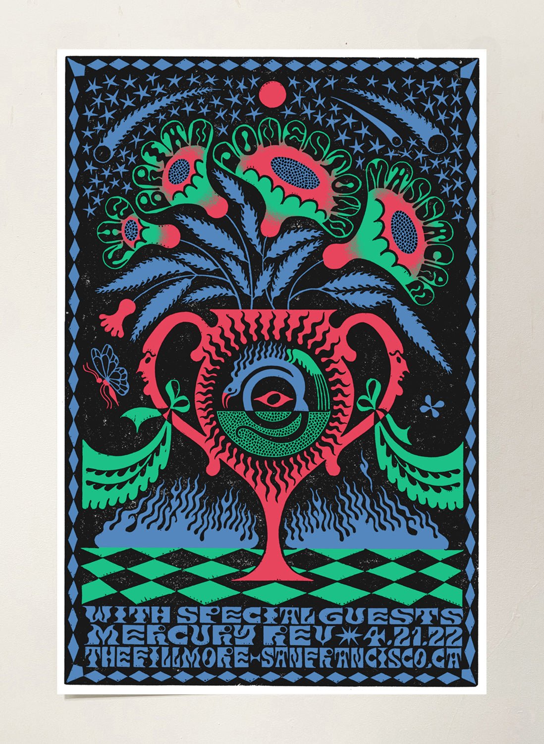 BJM - April 21 poster by Sophy Hollington – LEVITATION