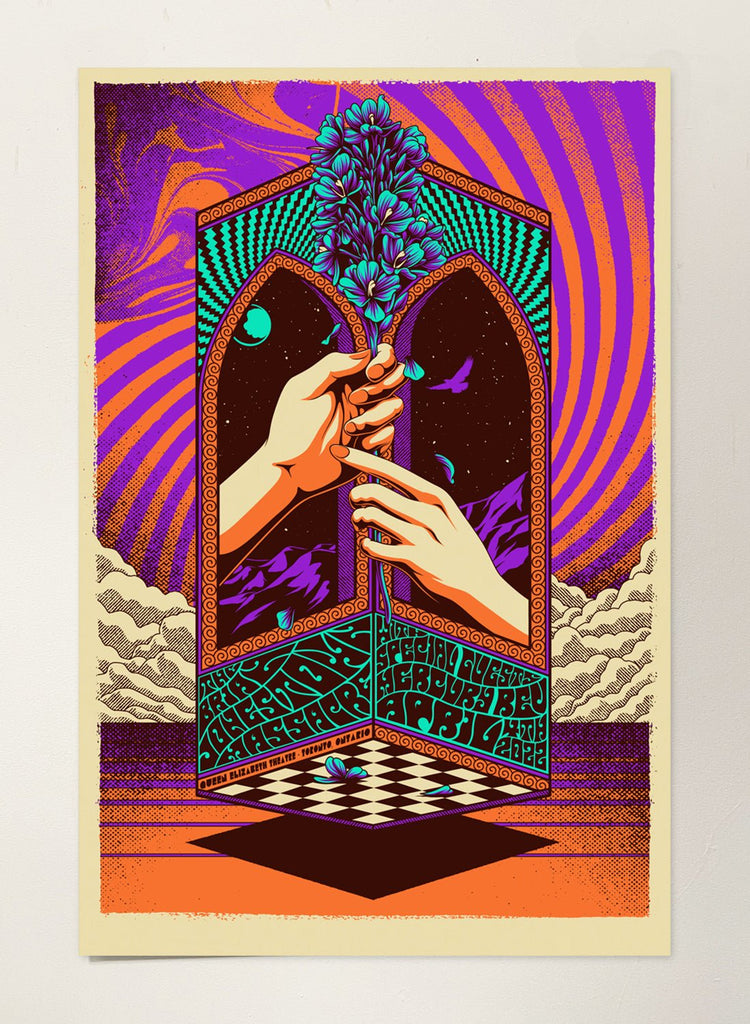 BJM - April 4 poster by Simon Berndt - LEVITATION