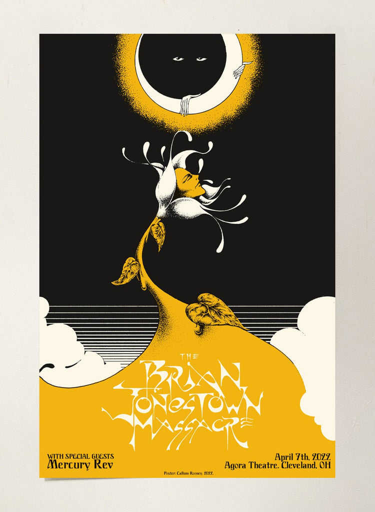 BJM - April 7 poster by Callum Rooney - LEVITATION