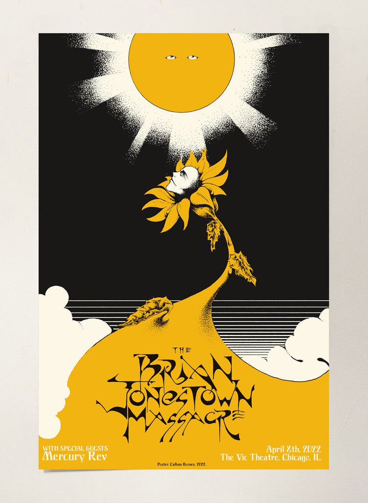 BJM - April 8 poster by Callum Rooney - LEVITATION