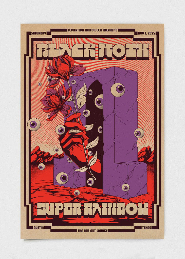 Black Moth Super Rainbow by Simon Berndt - LEVITATION