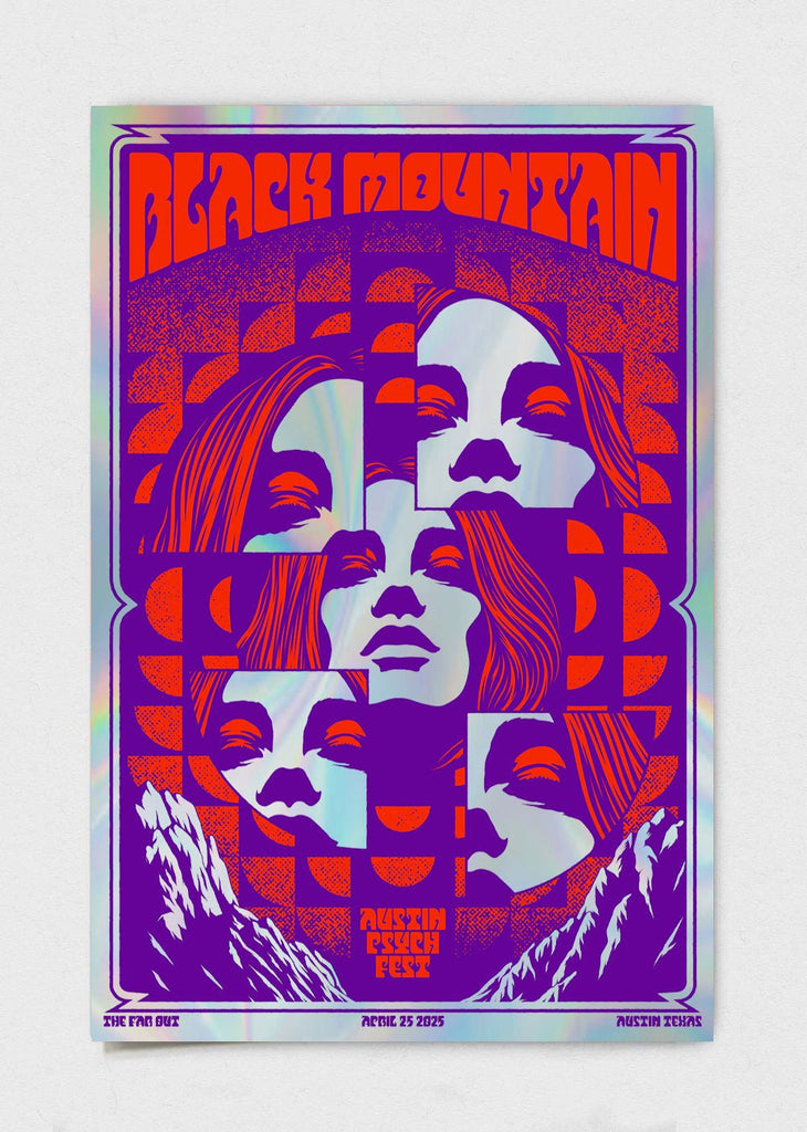 Black Mountain Poster by Simon Berndt - LEVITATION
