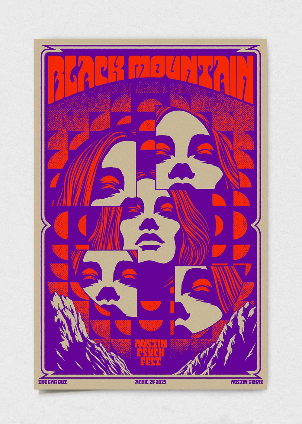 Black Mountain Poster by Simon Berndt - LEVITATION