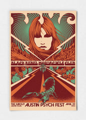 Black Rebel Motorcycle Club Poster by Simon Berndt - Archive