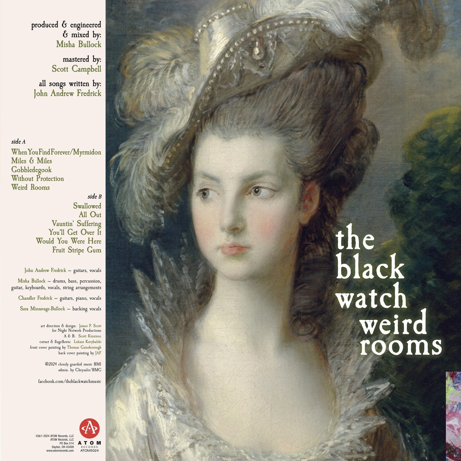 Black Watch - Weird Rooms (Clear Vinyl) - LEVITATION