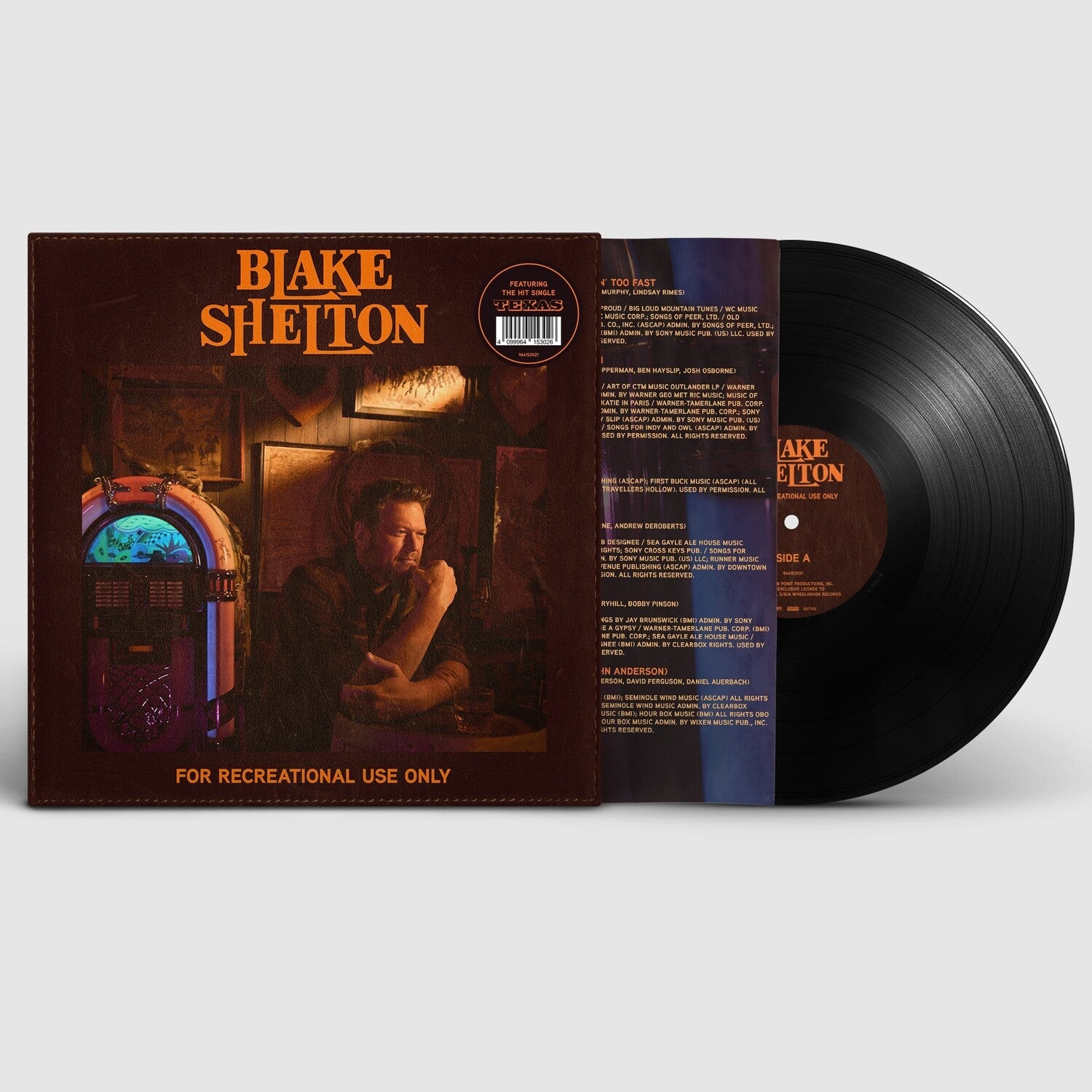 Blake Shelton - For Recreational Use Only - LEVITATION