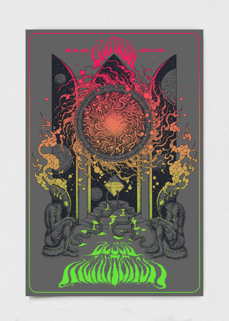 Blood Incantation Poster by Kuba Sokolski - LEVITATION