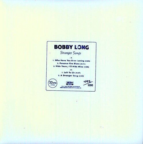 Bobby Long - Stranger Songs (10) - LEVITATION