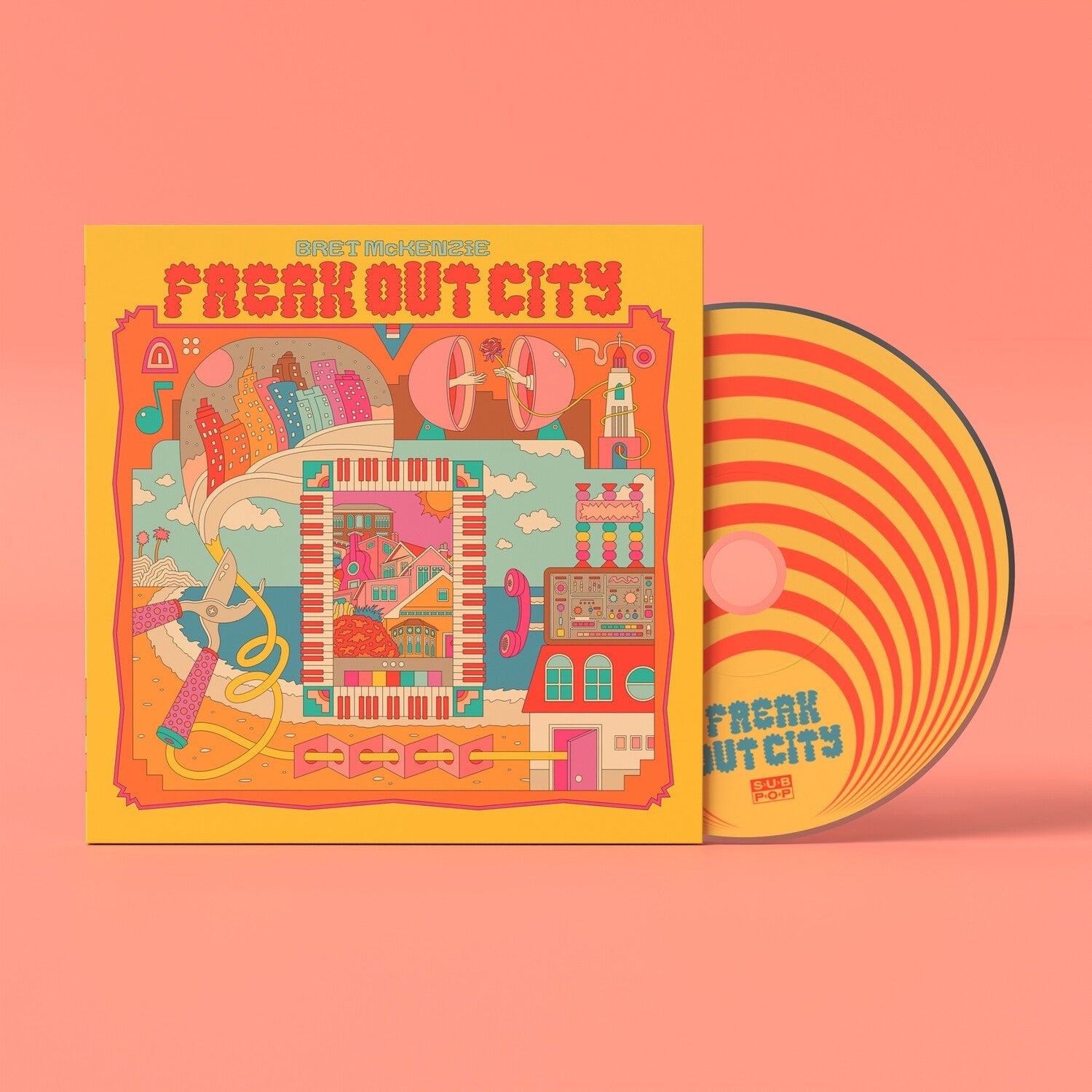 Bret McKenzie - Freak Out City (CD) - LEVITATION