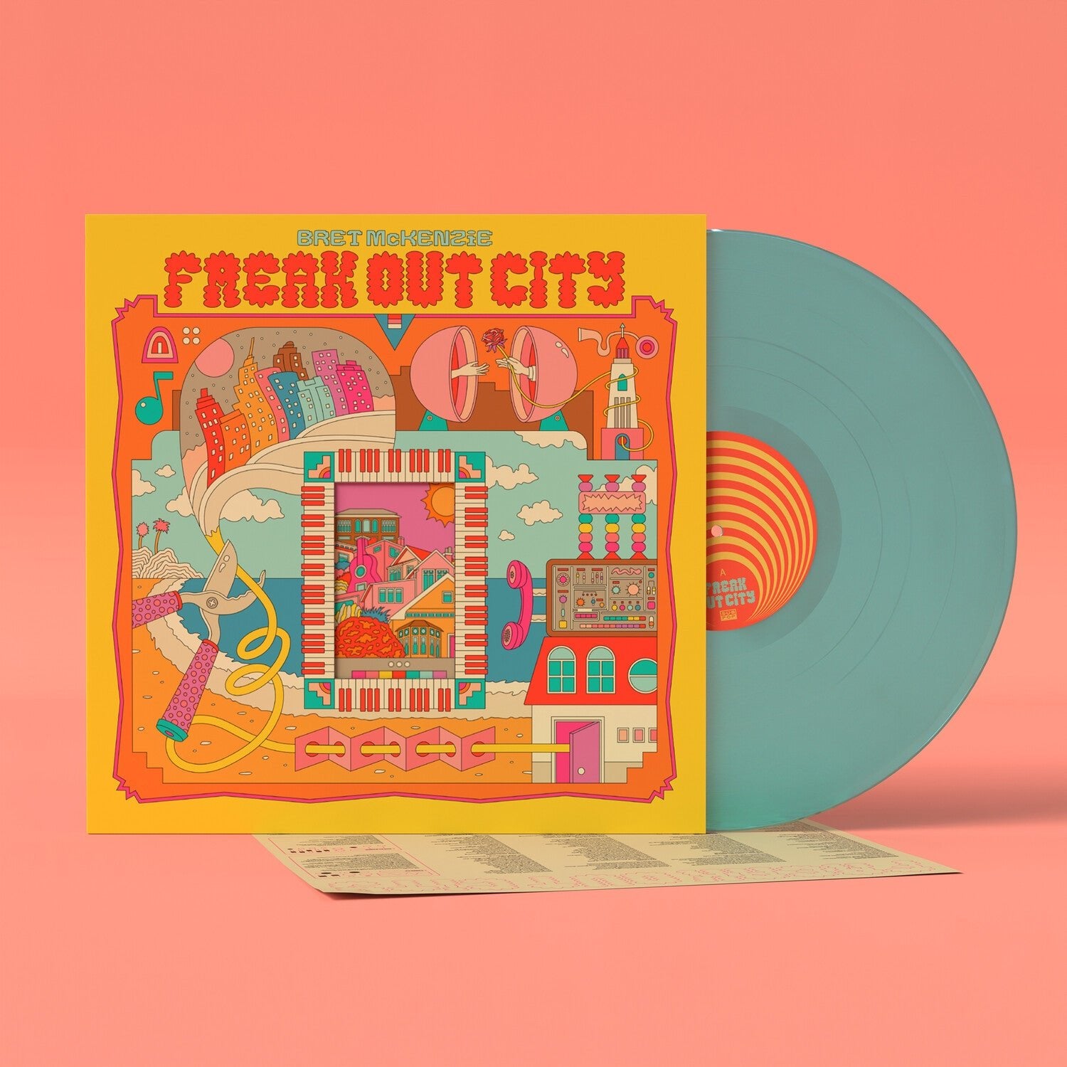 Bret McKenzie - Freak Out City - Glacial Blue (Blue Vinyl) - LEVITATION
