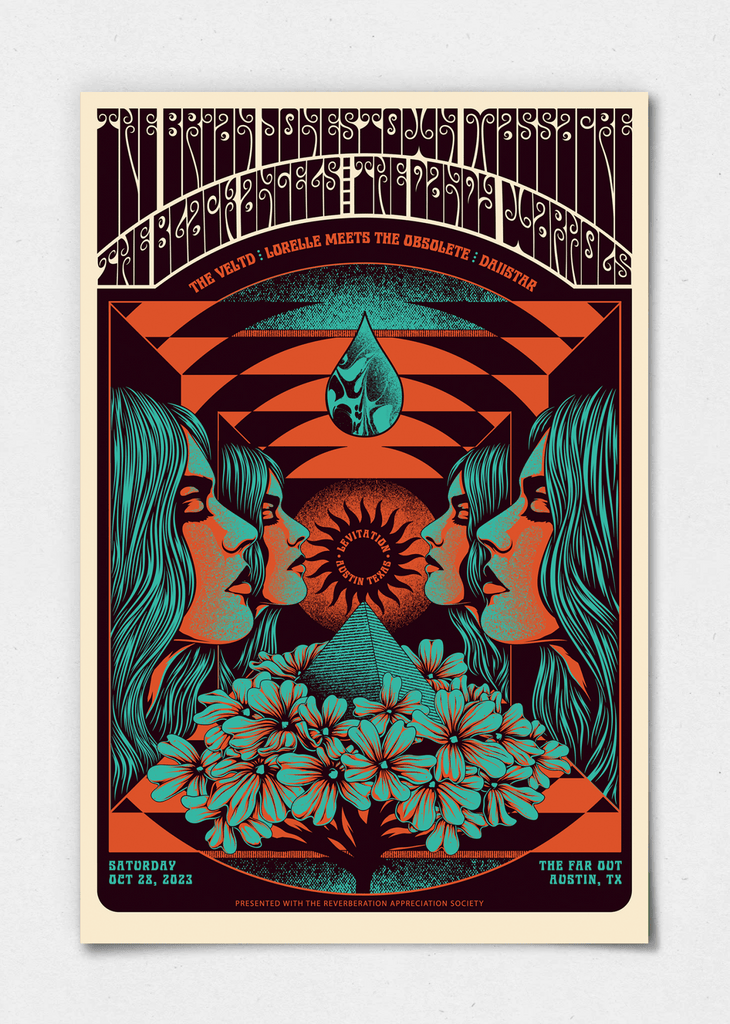 Brian Jonestown Massacre & The Black Angels by Simon Berndt - LEVITATION