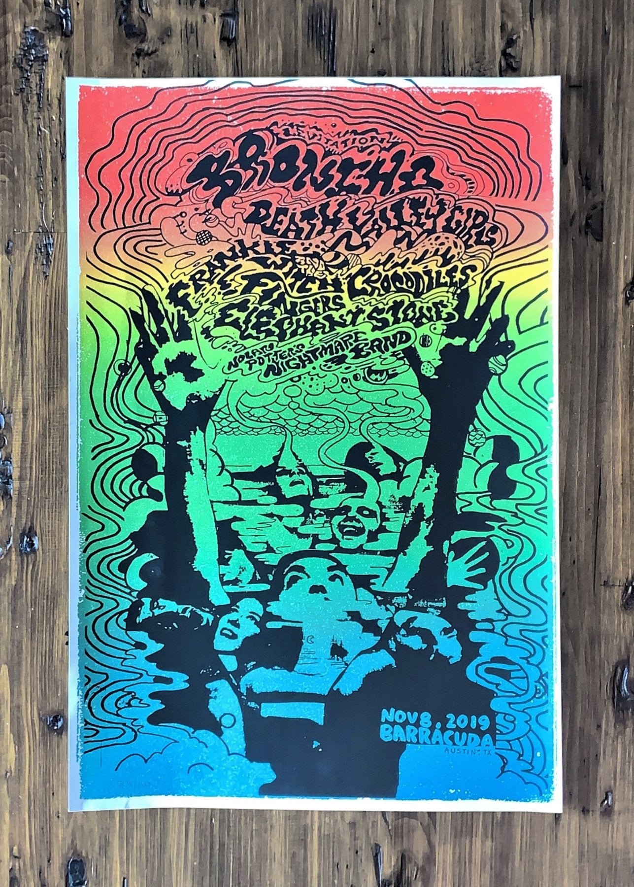 Broncho + Death Valley Girls Poster by CMRTYZ - LEVITATION
