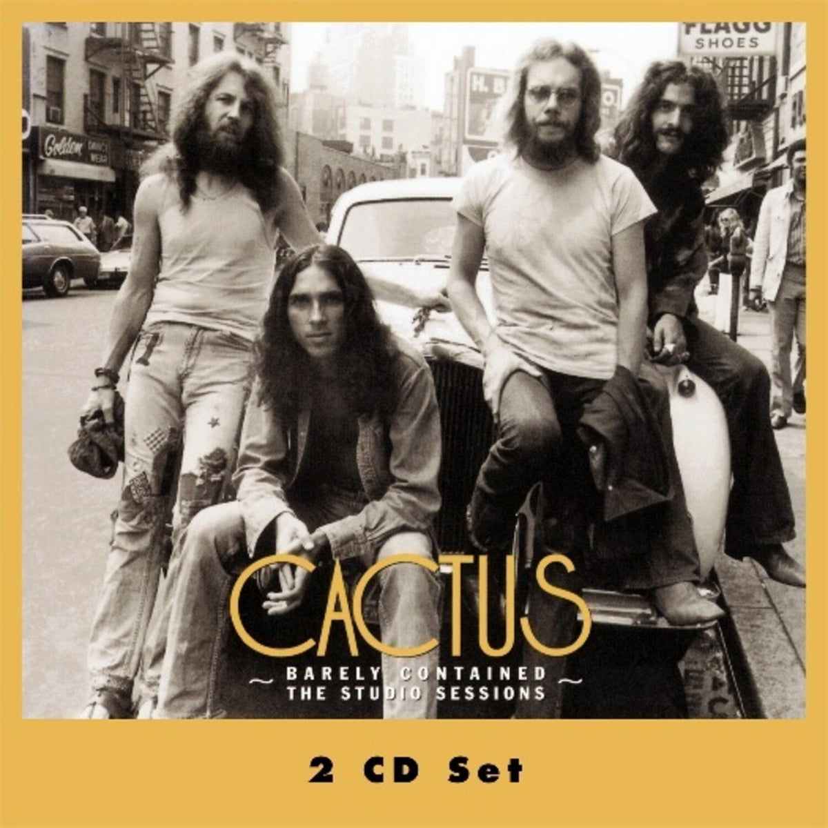 Cactus - Barely Contained: Studio Sessions 2xCD - LEVITATION