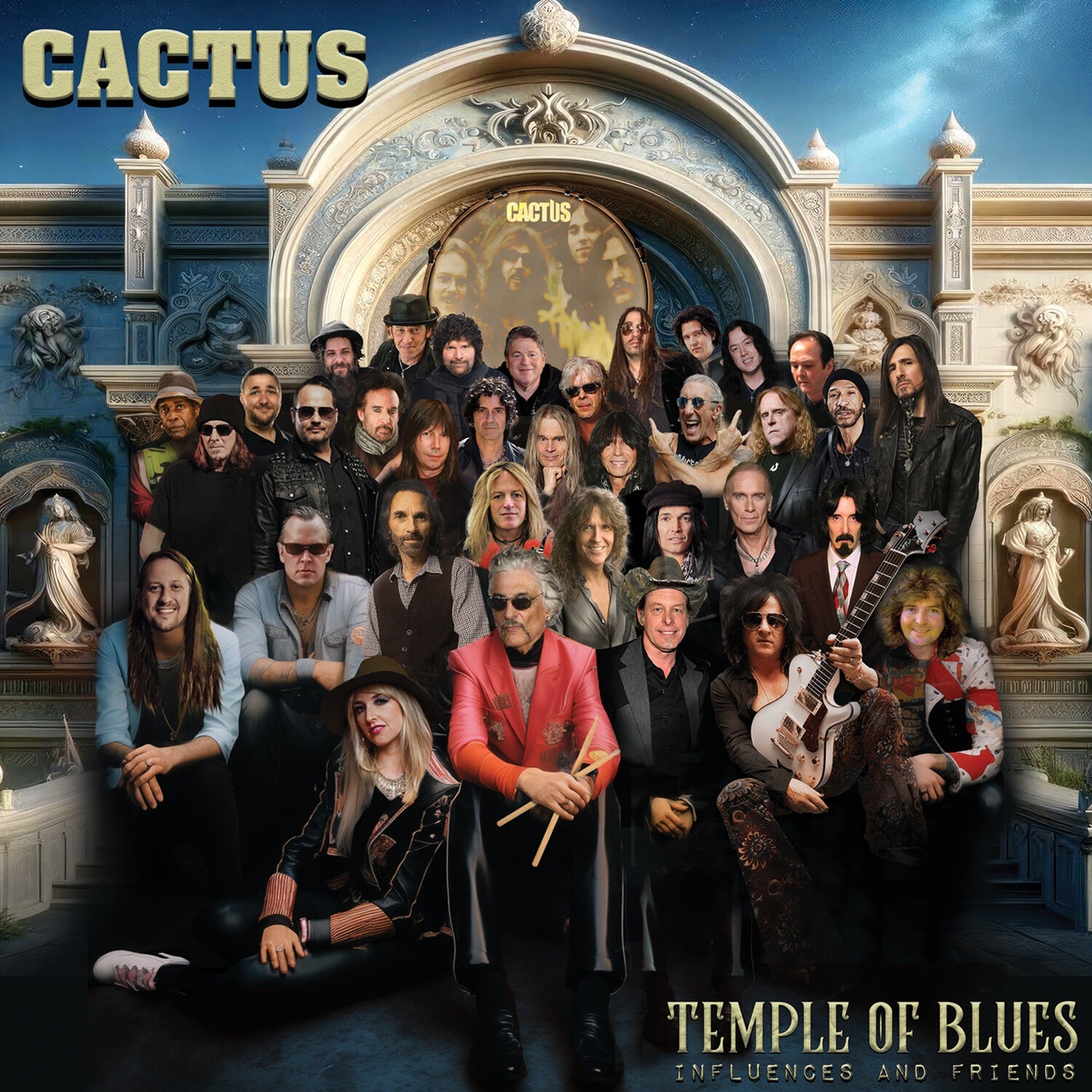 Cactus - Temple of Blues - Influences & Friends (Cd) - LEVITATION