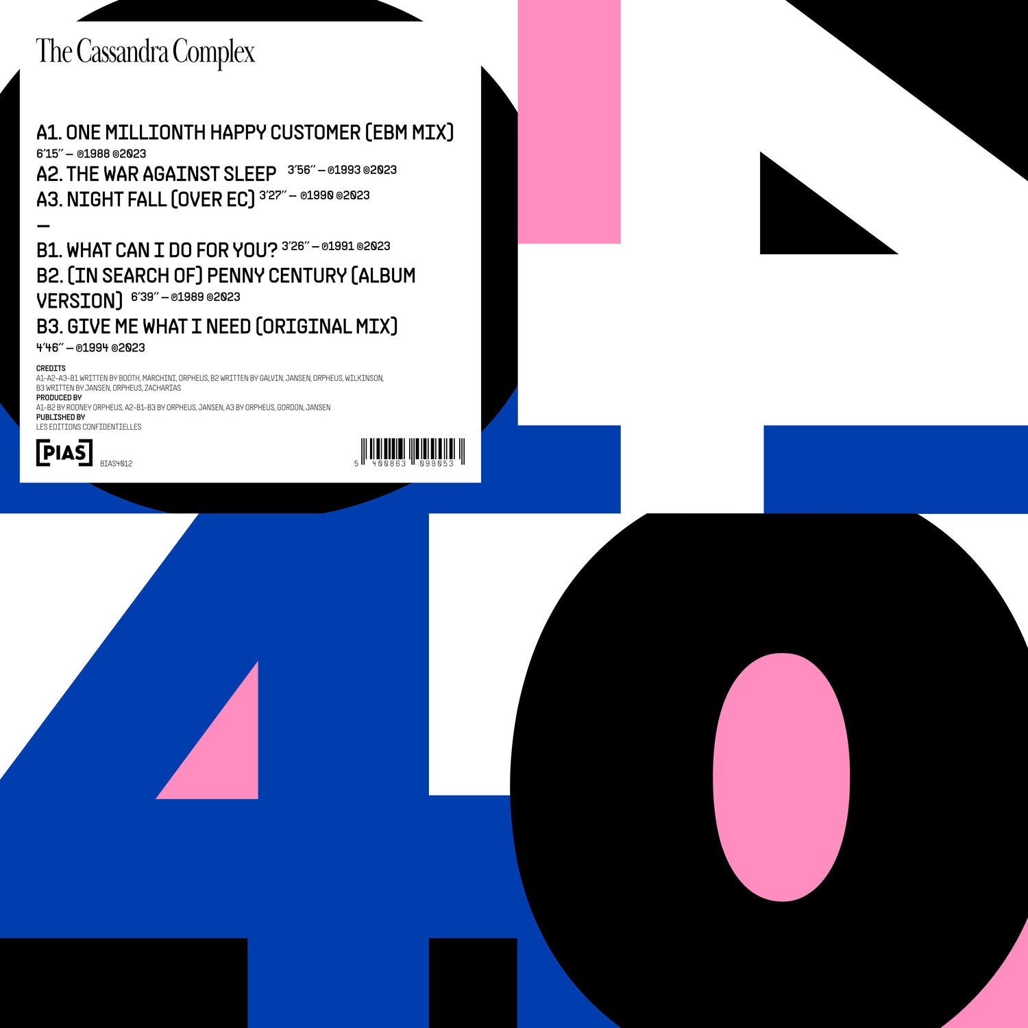 Cassandra Complex - Pias 40 - LEVITATION