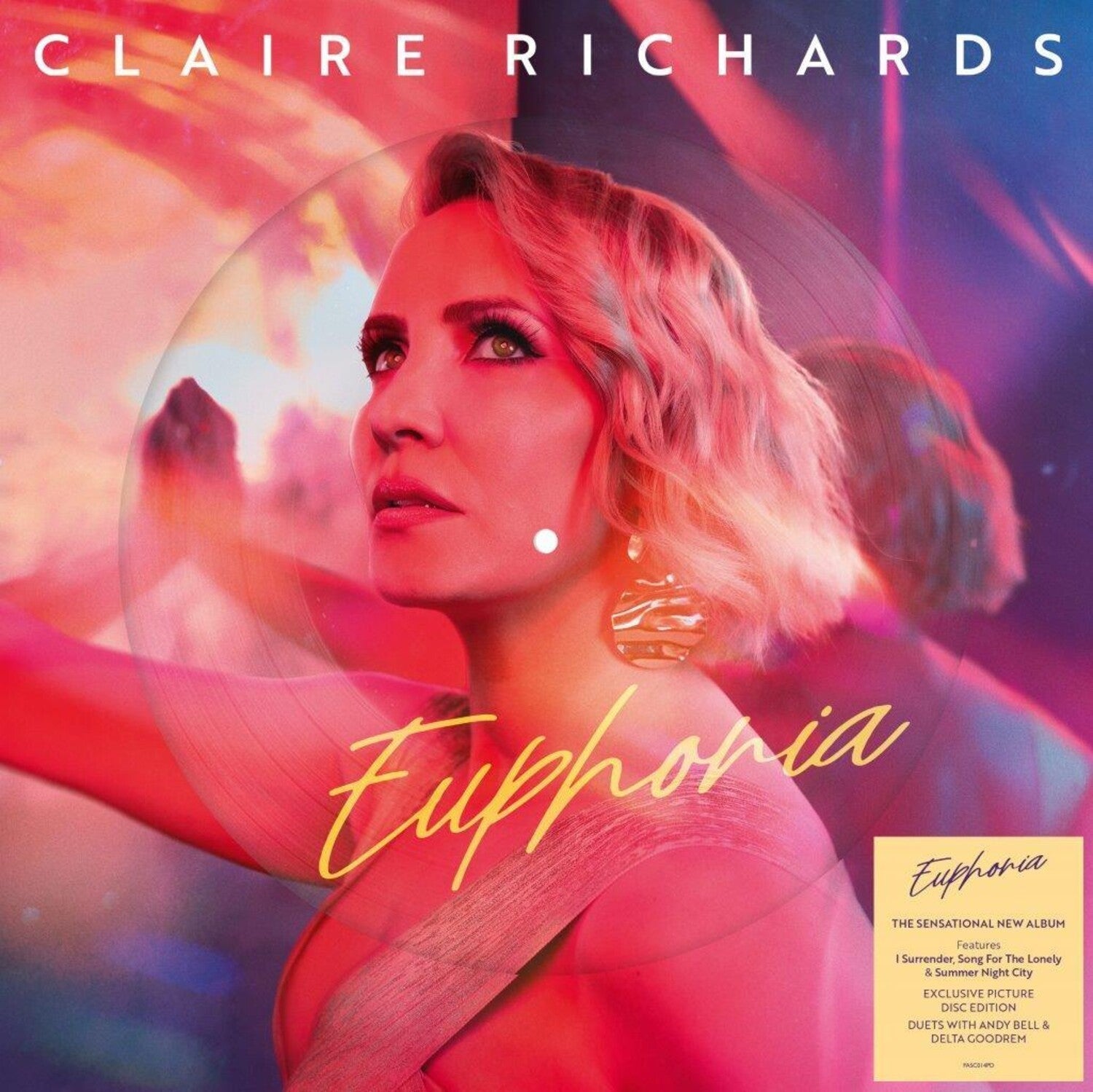 Claire Richards - Euphoria - Picture Disc - LEVITATION