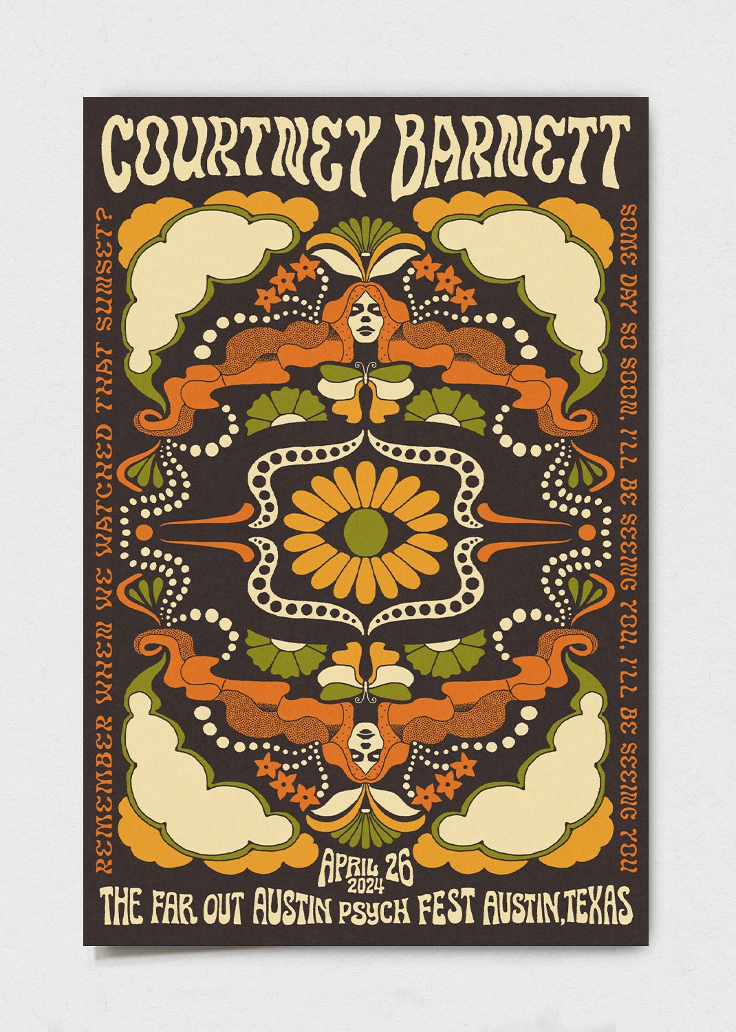 Courtney Barnett Poster by Sun Keep – LEVITATION