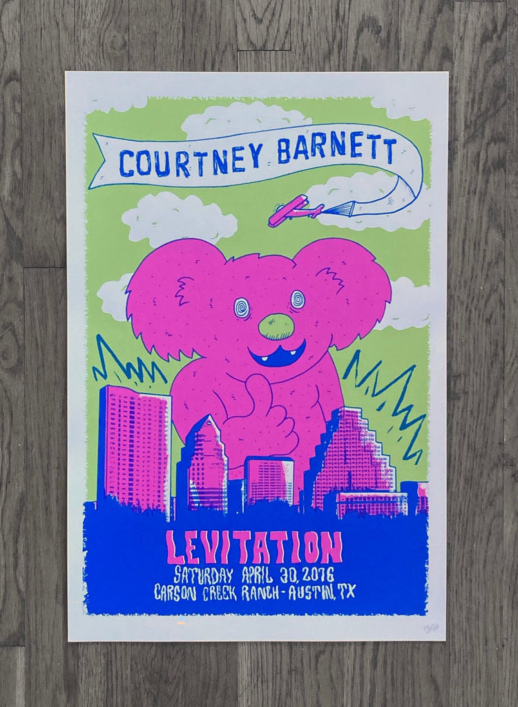 Courtney Barnett Poster by Wolfmask - LEVITATION