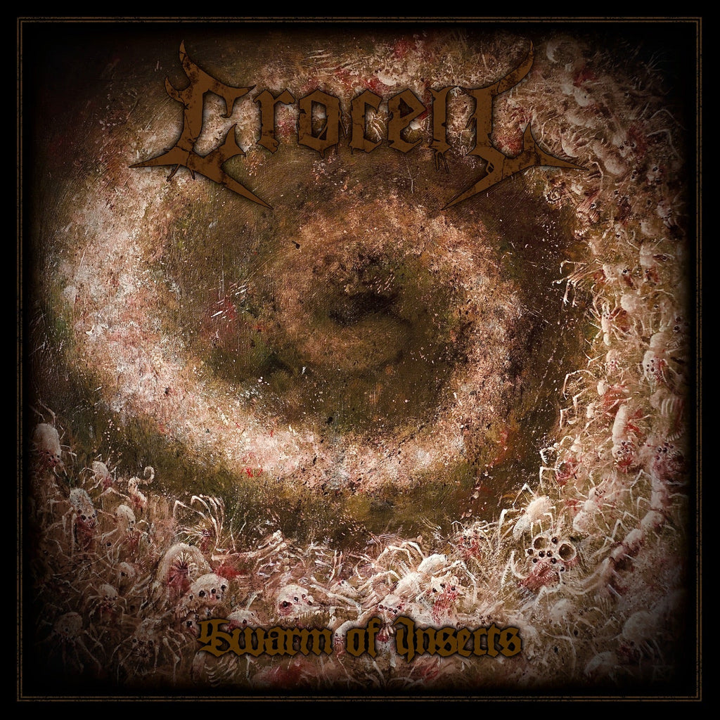 Crocell - Swarm of Insects - Orange & Black Marble Vinyl - LEVITATION
