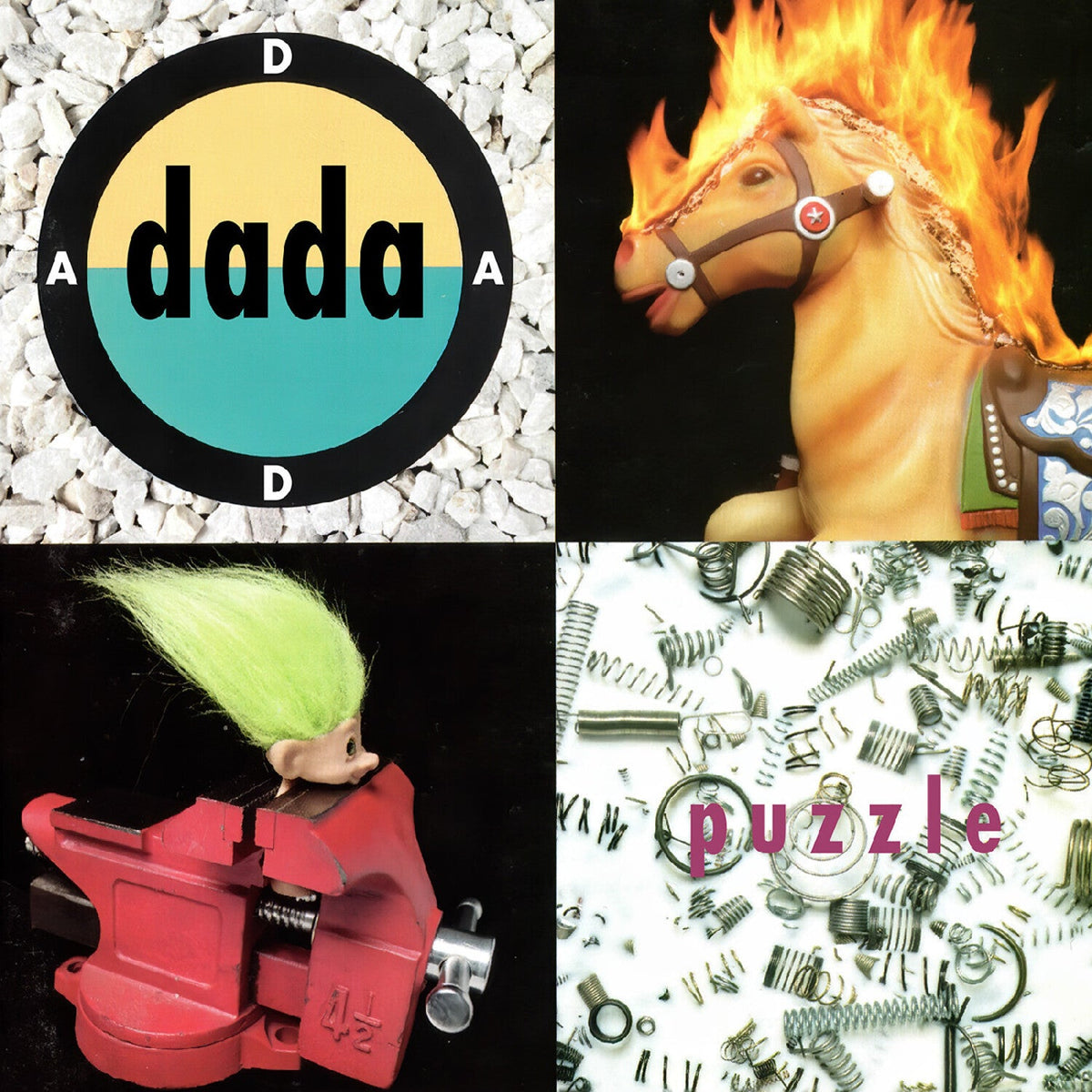 Dada - Puzzle - Remastered, Expanded, - Green & Yellow Troll Hair Vinyl 2xLP (Remastered) - LEVITATION