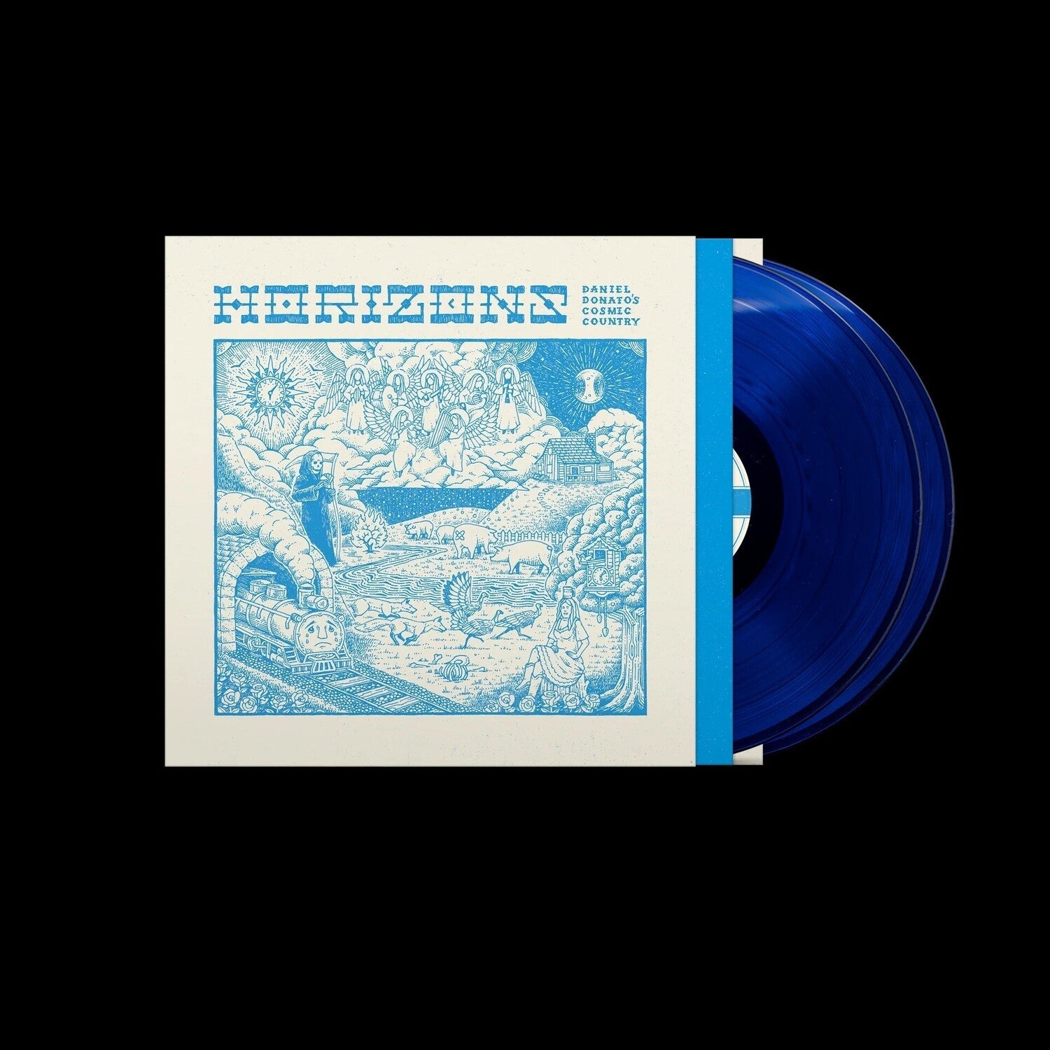 Daniel Donato - Horizons - Clear Blue 2xLP (Clear Vinyl) - LEVITATION