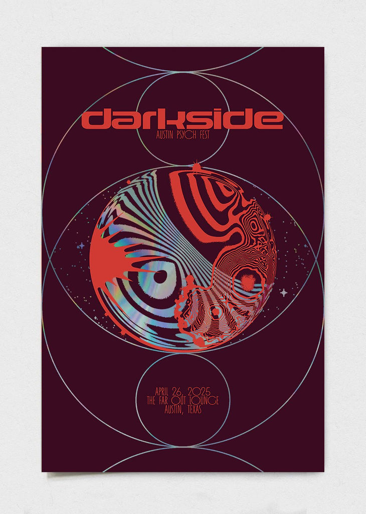 Darkside Poster by Robert Beatty - LEVITATION